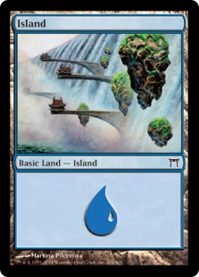Island - Champions of Kamigawa