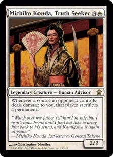 Michiko Konda, Truth Seeker - Saviors of Kamigawa