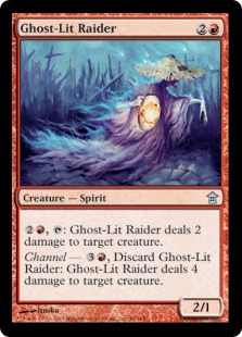 Ghost-Lit Raider - Saviors of Kamigawa