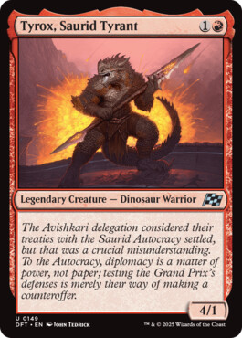 Tyrox, Saurid Tyrant - Aetherdrift