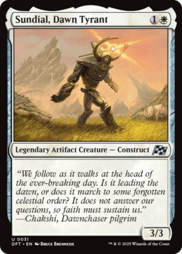 Sundial, Dawn Tyrant - Aetherdrift