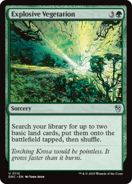 Explosive Vegetation - Aetherdrift Commander