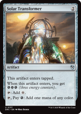 Solar Transformer - Aetherdrift Commander