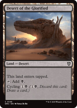 Desert of the Glorified - Aetherdrift Commander