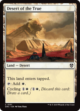 Desert of the True - Aetherdrift Commander