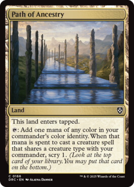 Path of Ancestry - Aetherdrift Commander