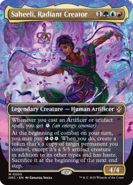 Saheeli, Radiant Creator - Aetherdrift Commander