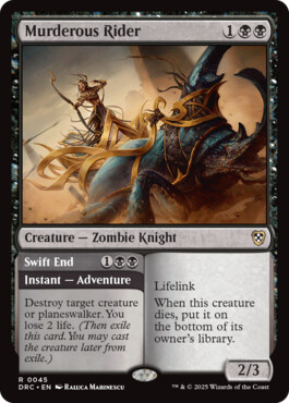 Murderous Rider - Aetherdrift Commander