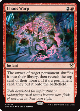 Chaos Warp - Aetherdrift Commander