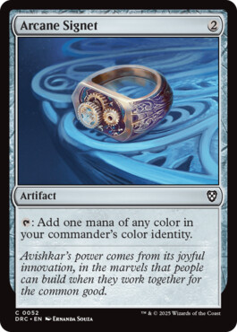Arcane Signet - Aetherdrift Commander