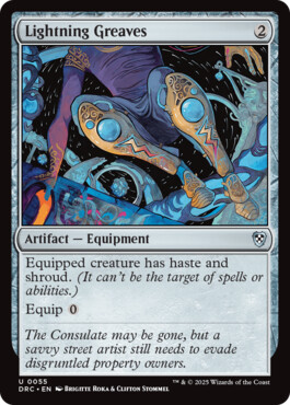 Lightning Greaves - Aetherdrift Commander