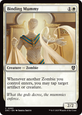 Binding Mummy - Aetherdrift Commander