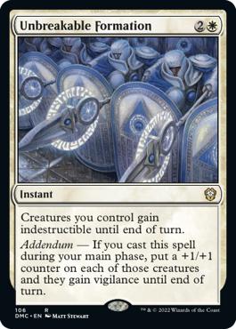 Unbreakable Formation - Dominaria United Commander