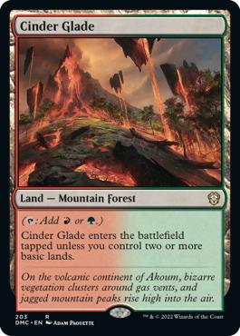 Cinder Glade - Dominaria United Commander