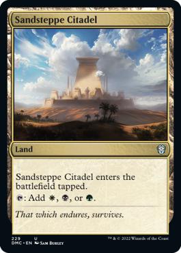 Sandsteppe Citadel - Dominaria United Commander