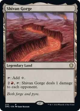 Shivan Gorge - Dominaria United Commander