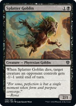 Splatter Goblin - Dominaria United