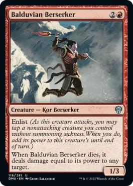 Balduvian Berserker - Dominaria United