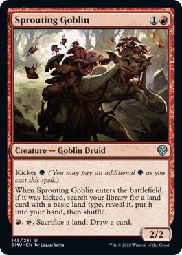 Sprouting Goblin - Dominaria United