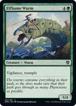 Elfhame Wurm - Dominaria United