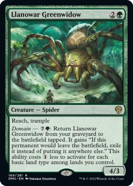 Llanowar Greenwidow - Dominaria United