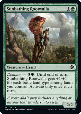 Sunbathing Rootwalla - Dominaria United