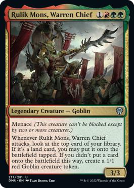 Rulik Mons, Warren Chief - Dominaria United