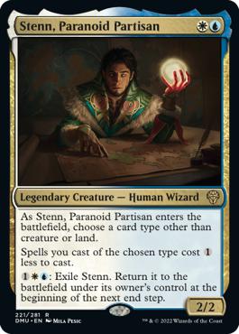 Stenn, Paranoid Partisan - Dominaria United