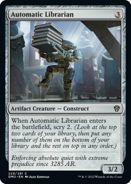 Automatic Librarian - Dominaria United