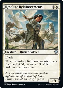 Resolute Reinforcements - Dominaria United