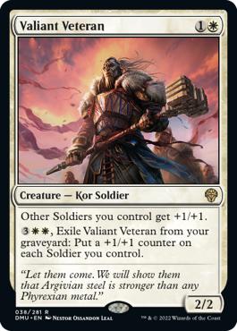 Valiant Veteran - Dominaria United