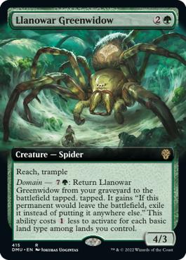 Llanowar Greenwidow - Dominaria United