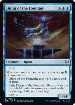 Djinn of the Fountain - Dominaria United