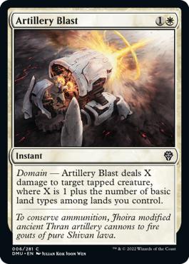 Artillery Blast - Dominaria United