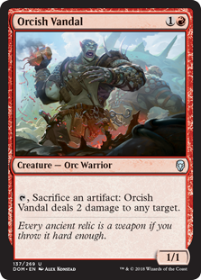 Orcish Vandal - Dominaria