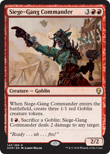 Siege-Gang Commander - Dominaria