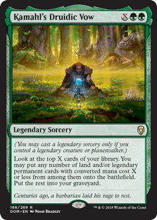 Kamahl's Druidic Vow - Dominaria