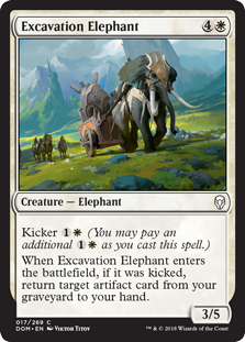 Excavation Elephant - Dominaria