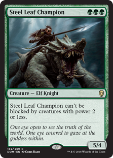 Steel Leaf Champion - Dominaria