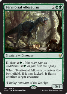 Territorial Allosaurus - Dominaria