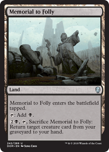 Memorial to Folly - Dominaria