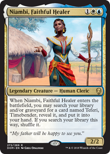 Niambi, Faithful Healer - Dominaria