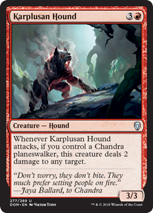 Karplusan Hound - Dominaria