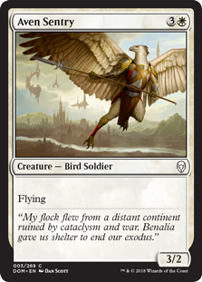 Aven Sentry - Dominaria