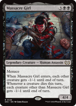 Massacre Girl - Duskmourn: House of Horror Commander