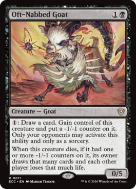 Oft-Nabbed Goat - Lorwyn Eclipsed Commander