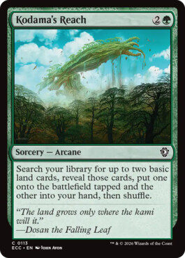 Kodama's Reach - Lorwyn Eclipsed Commander