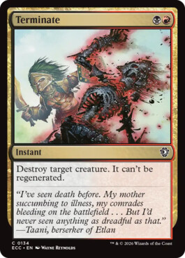 Terminate - Lorwyn Eclipsed Commander