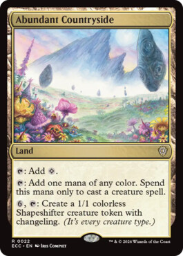 Abundant Countryside - Lorwyn Eclipsed Commander