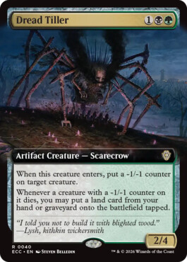 Dread Tiller - Lorwyn Eclipsed Commander